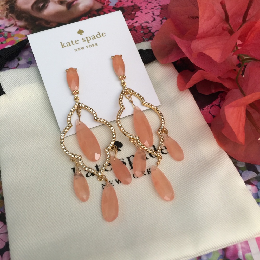 Kate Spade Lantern Quarts Chandelier Earrings